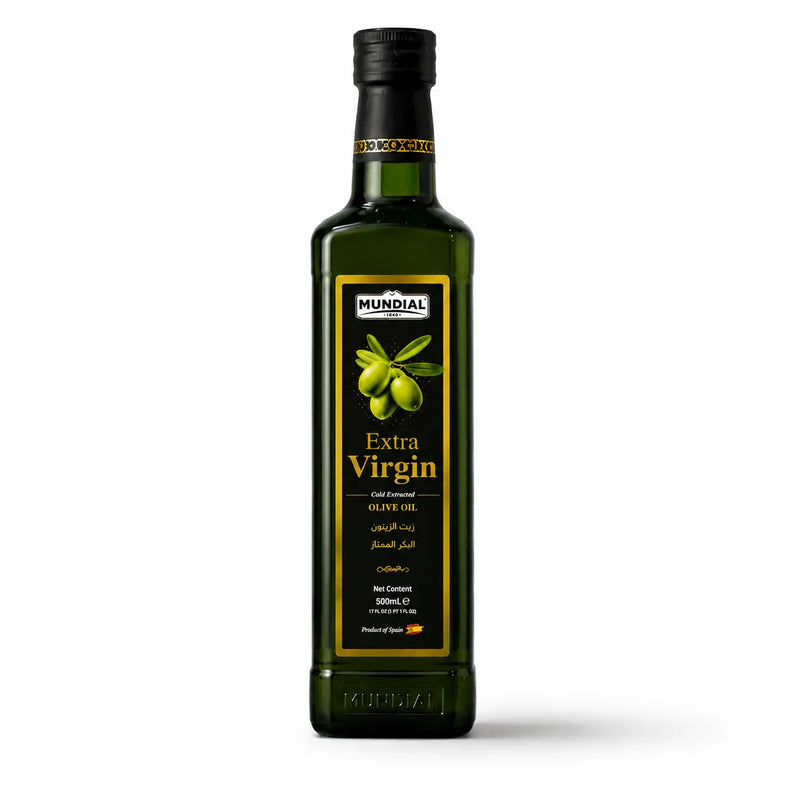Mundial extra virgin olive oil bottle — Sunnah Organics Pakistan