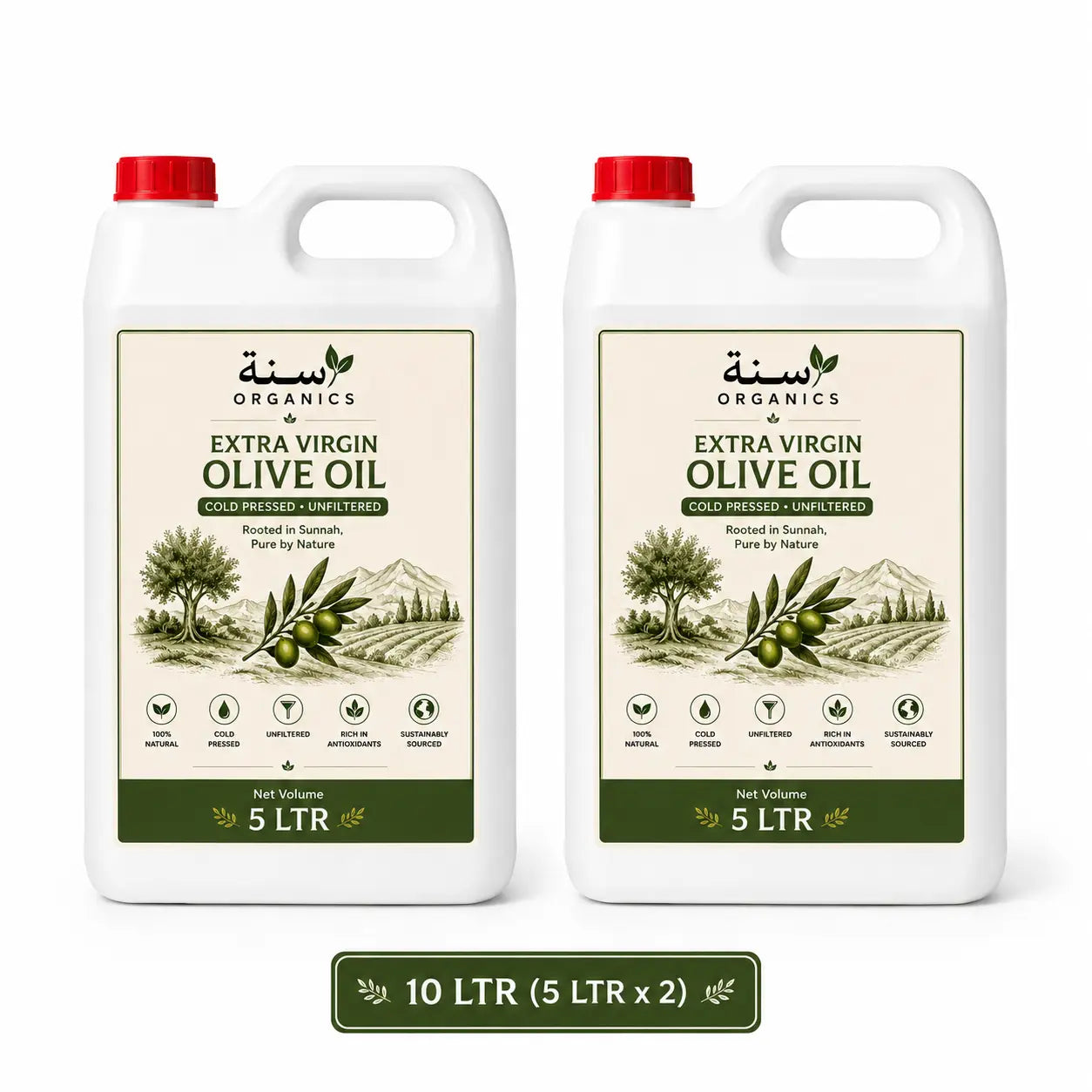Extra Virgin Olive Oil — Cold Pressed & Unfiltered
